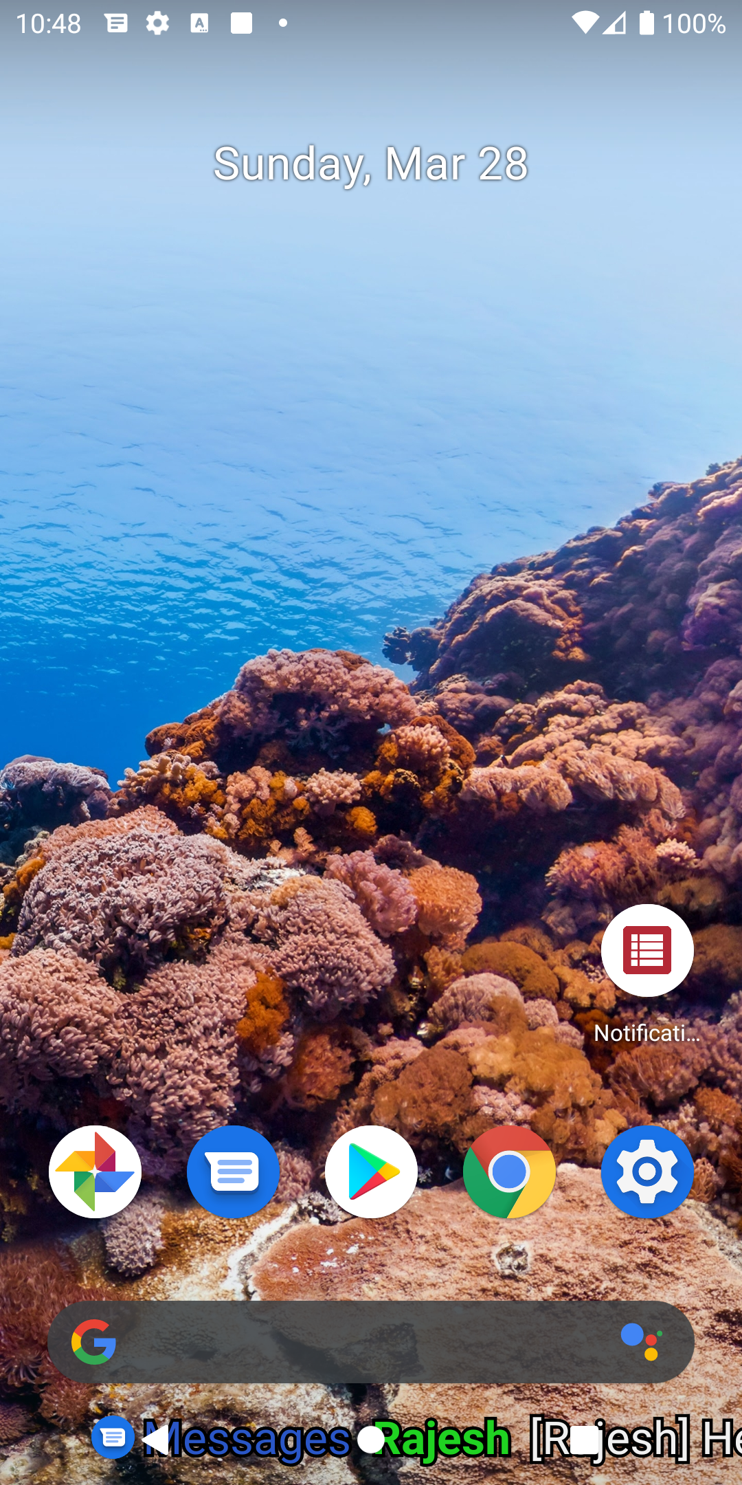 اسکرین شات 5 برنامه Noticker - Notification Ticker