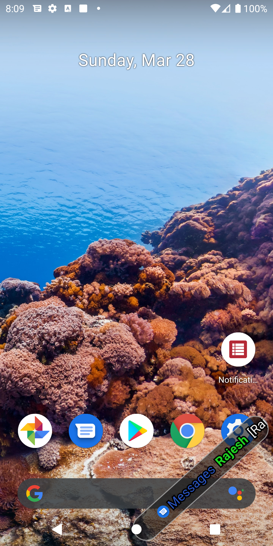 اسکرین شات 4 برنامه Noticker - Notification Ticker