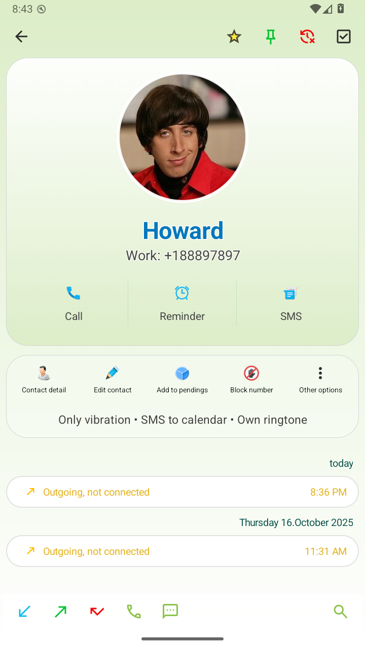 اسکرین شات 3 برنامه Smart Notify - Dialer & SMS