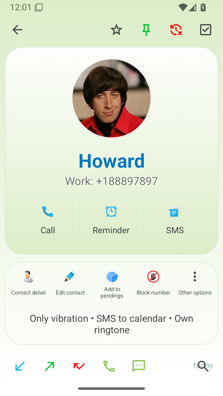 اسکرین شات 2 برنامه Smart Notify - Dialer & SMS