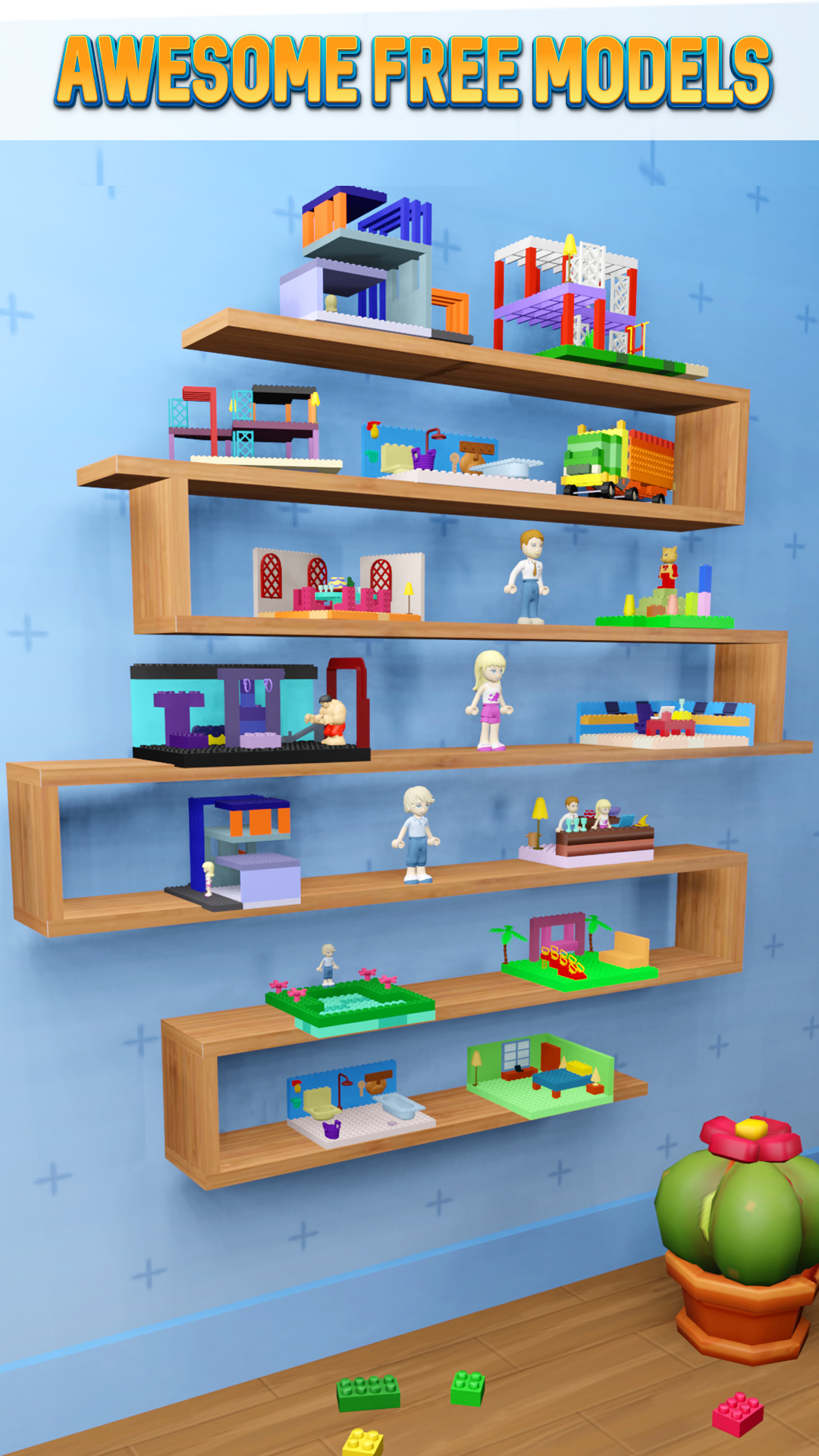 اسکرین شات 3 بازی Bricks Puzzle Construction Set