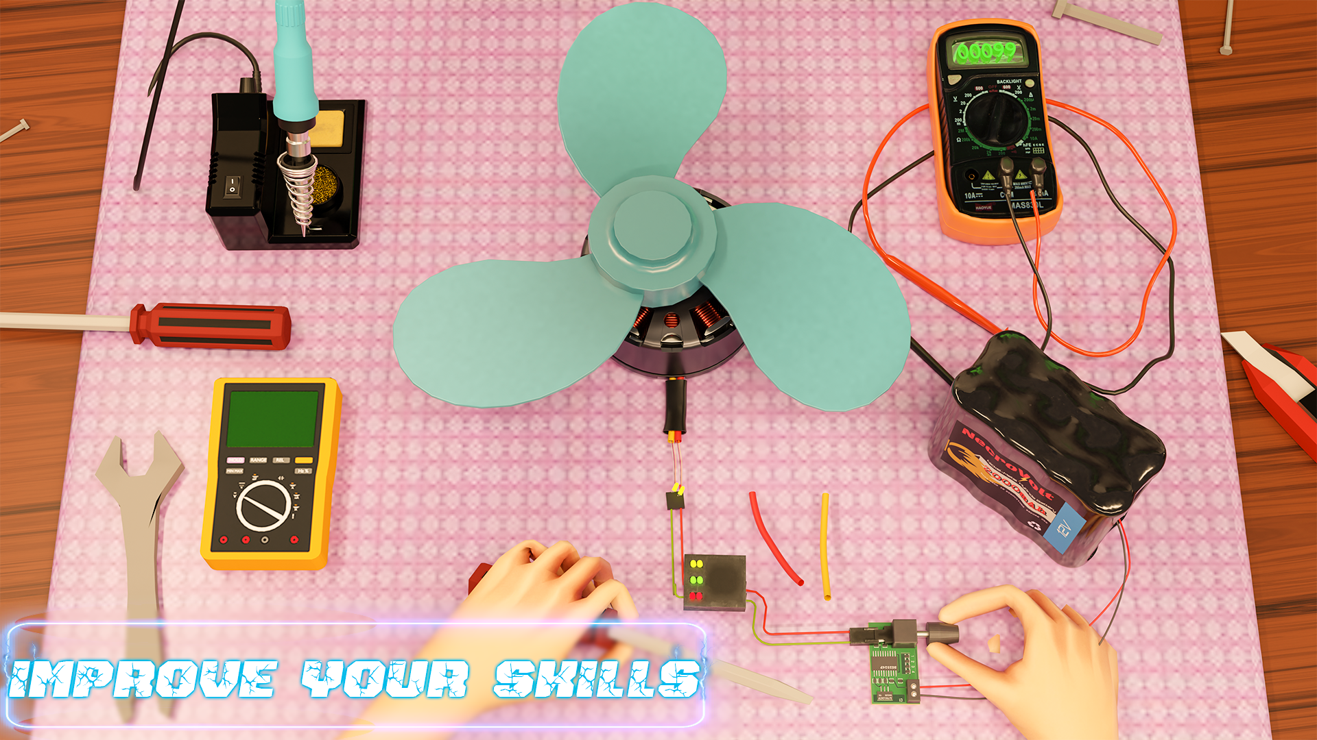 اسکرین شات 4 بازی Electrician Simulator Mechanic