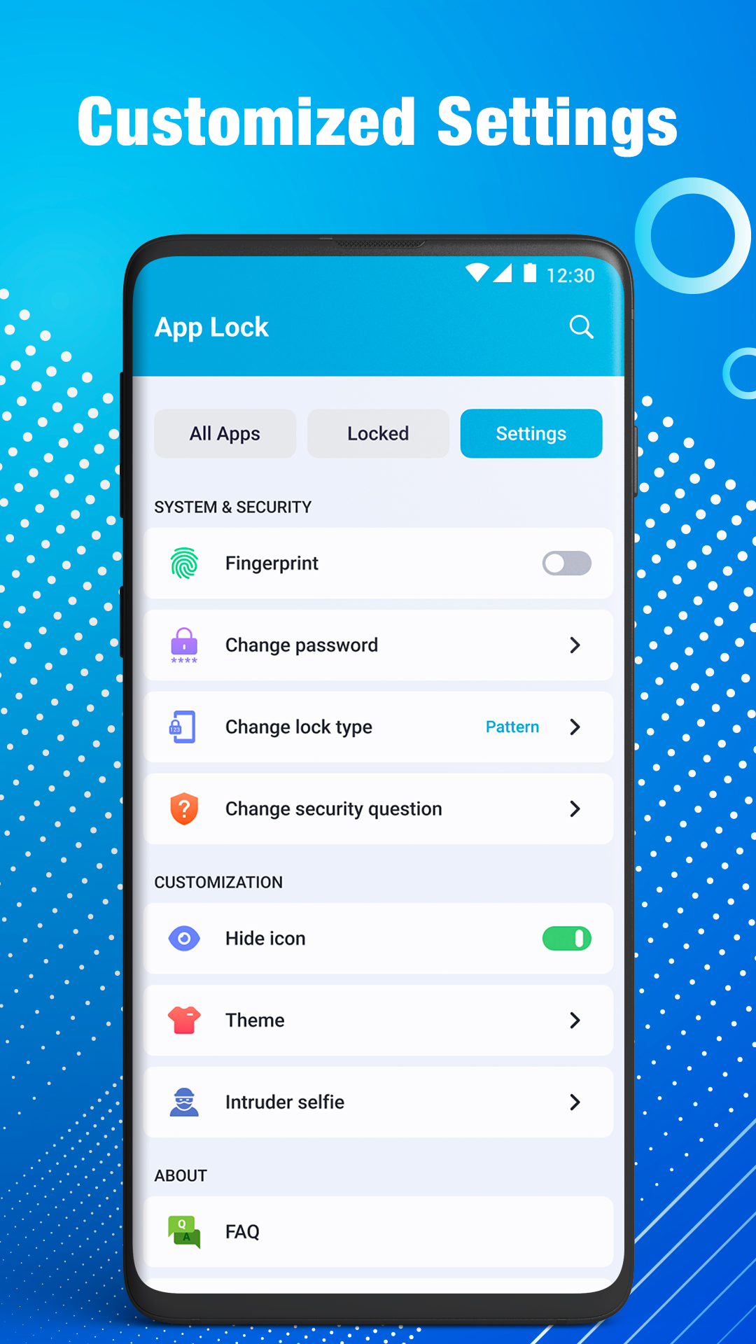 اسکرین شات 4 برنامه App Lock