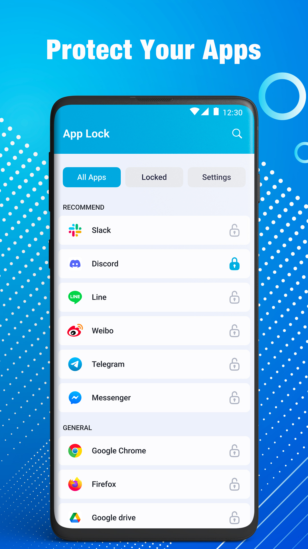 اسکرین شات 1 برنامه App Lock