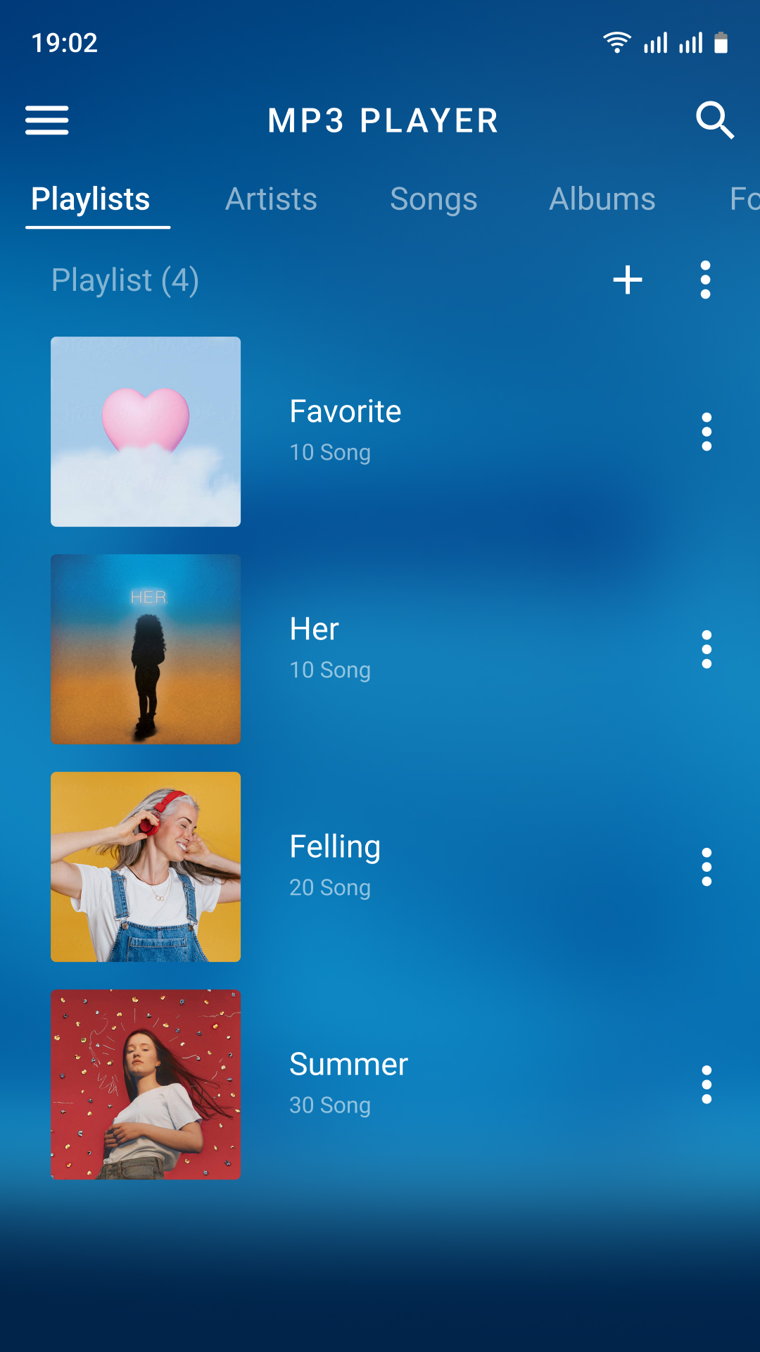 اسکرین شات 7 برنامه Music player – Mp3 player