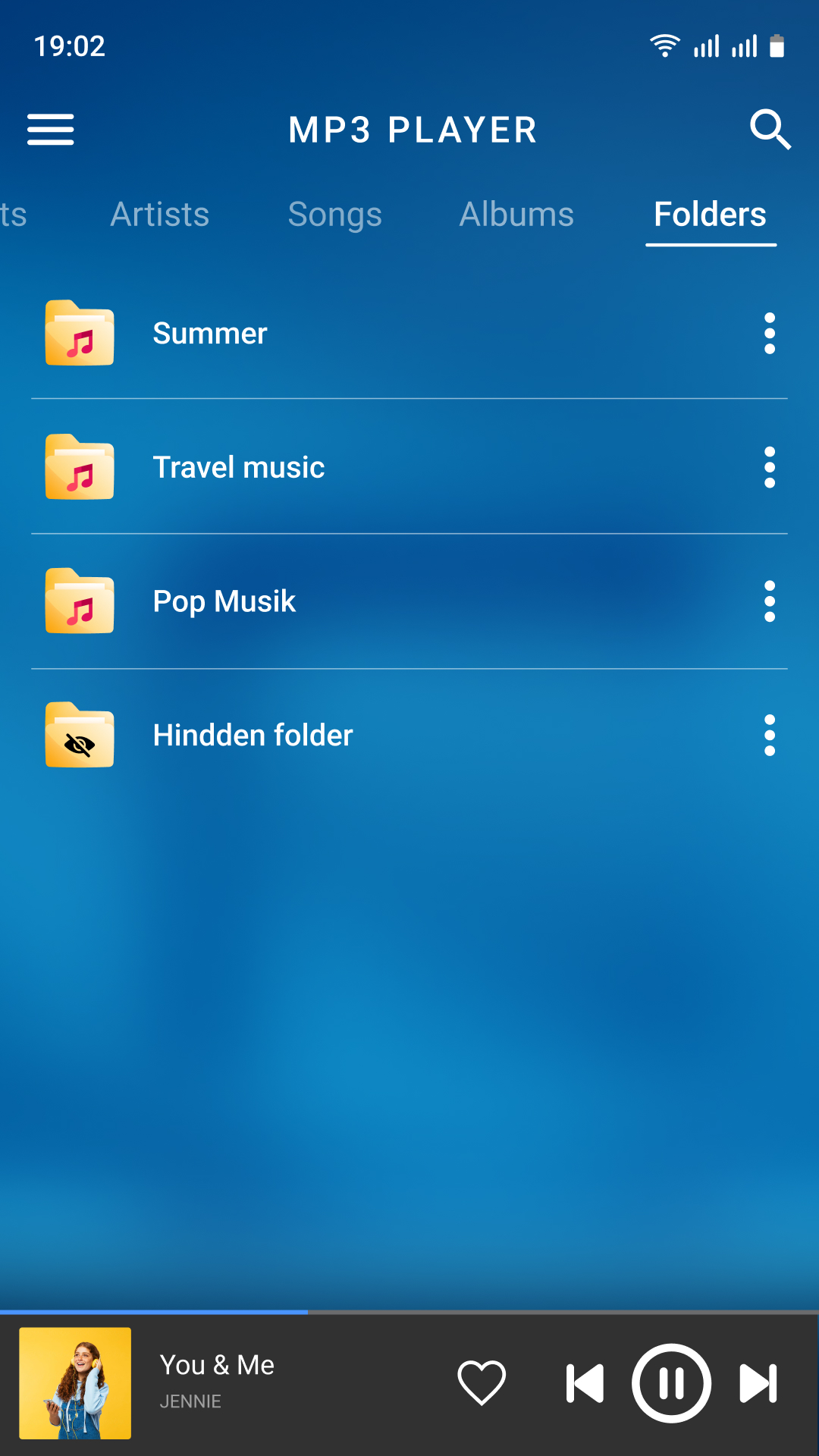 اسکرین شات 8 برنامه Music player – Mp3 player
