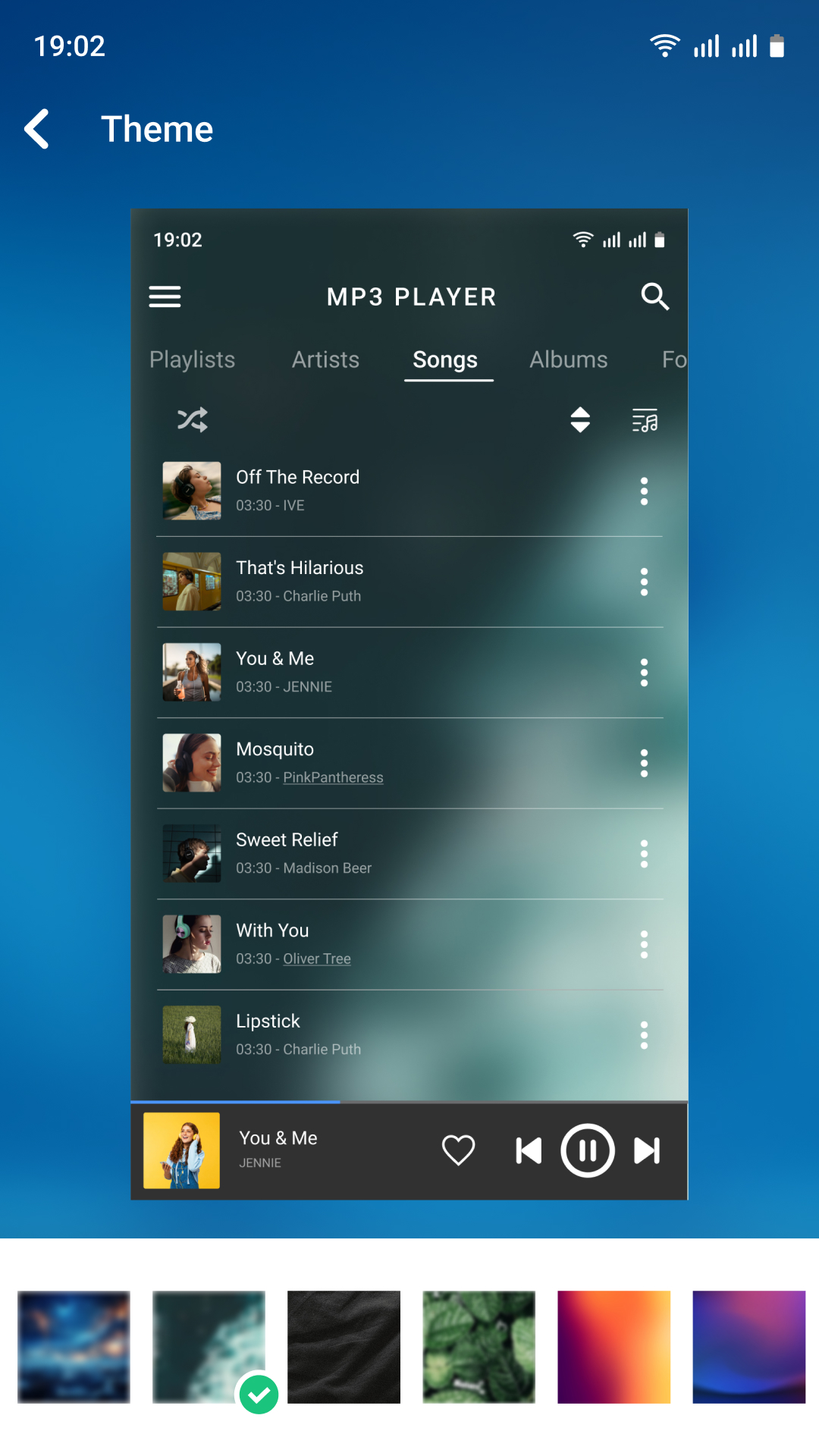 اسکرین شات 6 برنامه Music player – Mp3 player