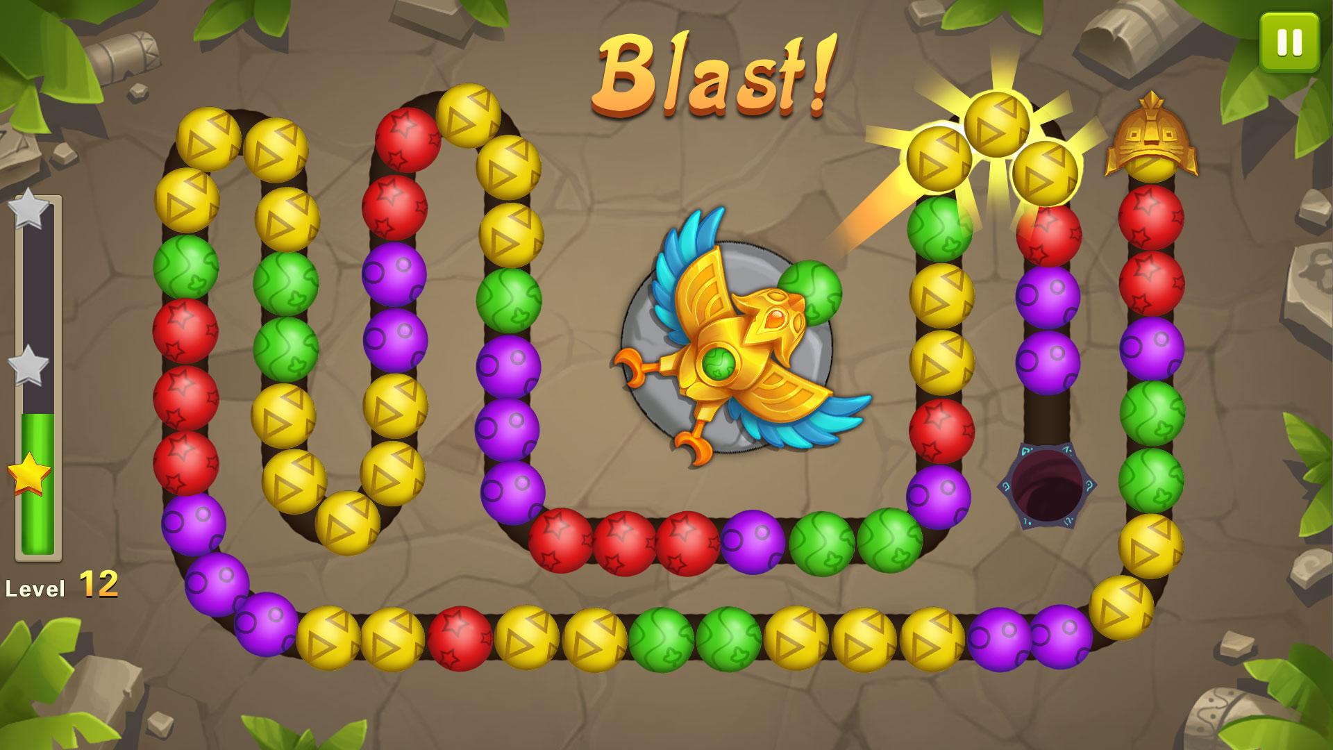اسکرین شات 1 بازی Marble Shooter: Jungle Blast