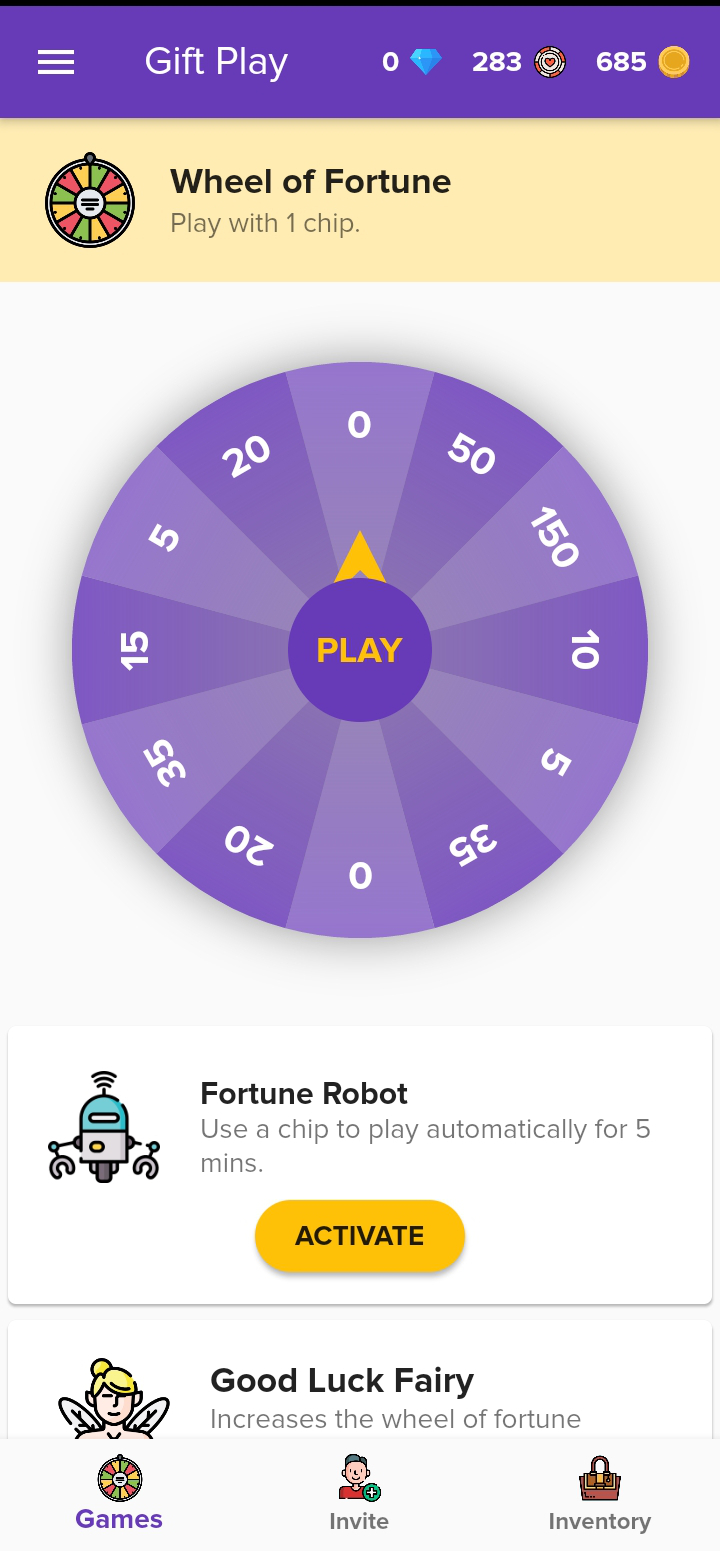 اسکرین شات 5 برنامه Gift Play - Earn Game Codes