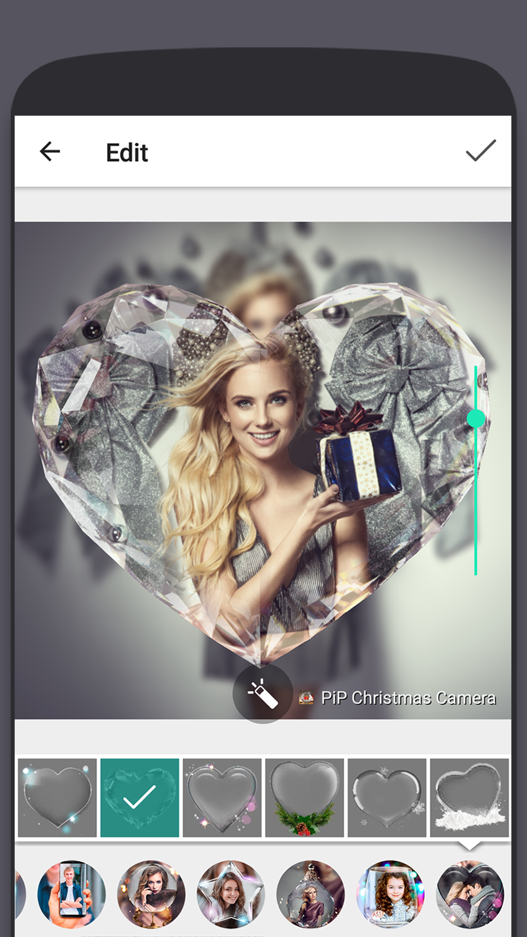 اسکرین شات 7 برنامه PiP Christmas Camera