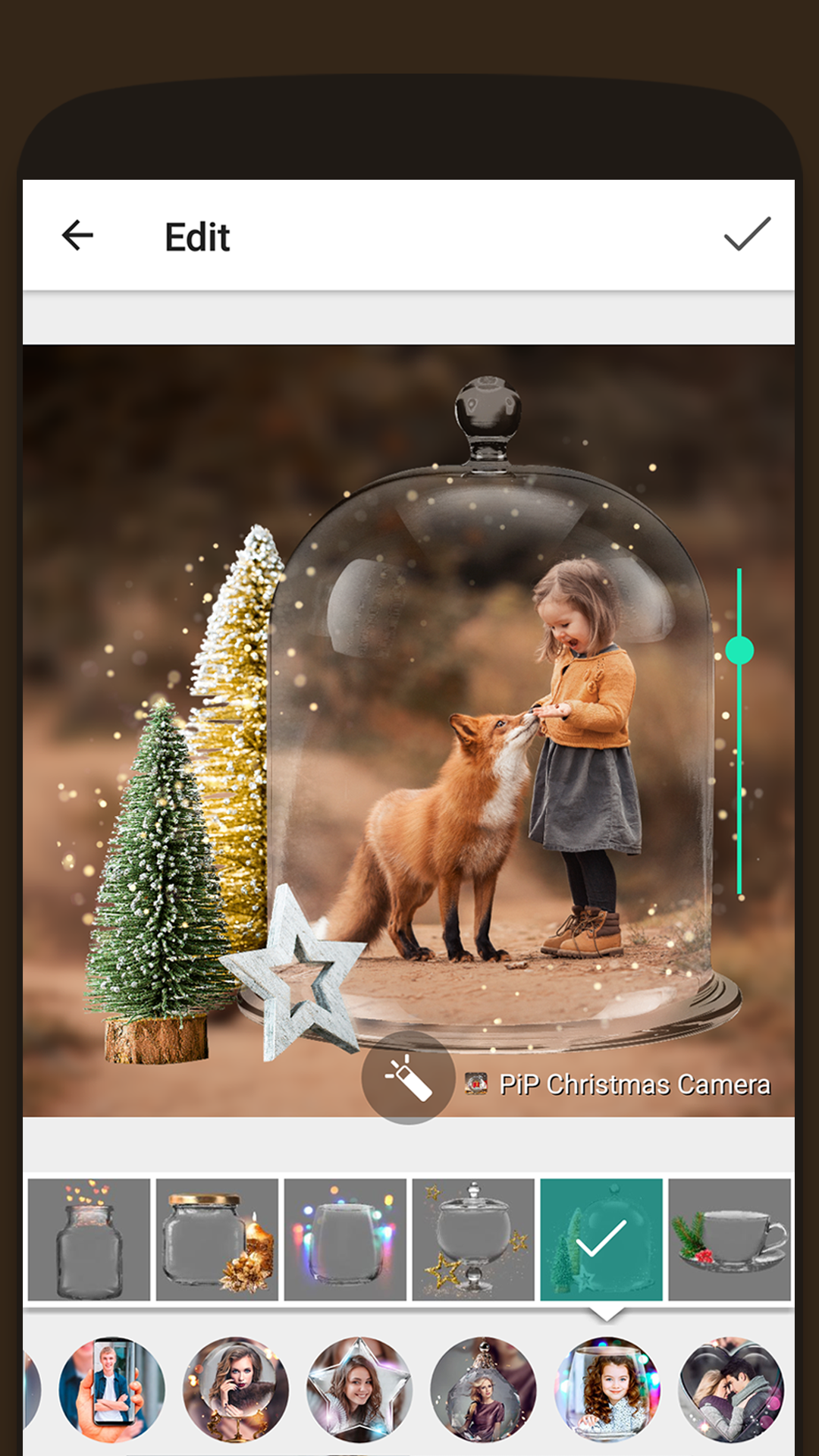 اسکرین شات 8 برنامه PiP Christmas Camera
