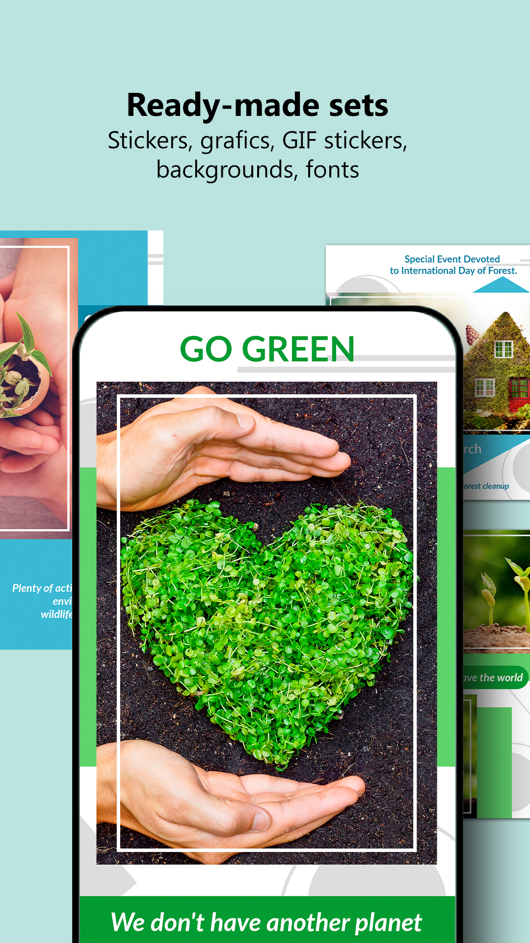 اسکرین شات 7 برنامه Posters: Layout Template maker