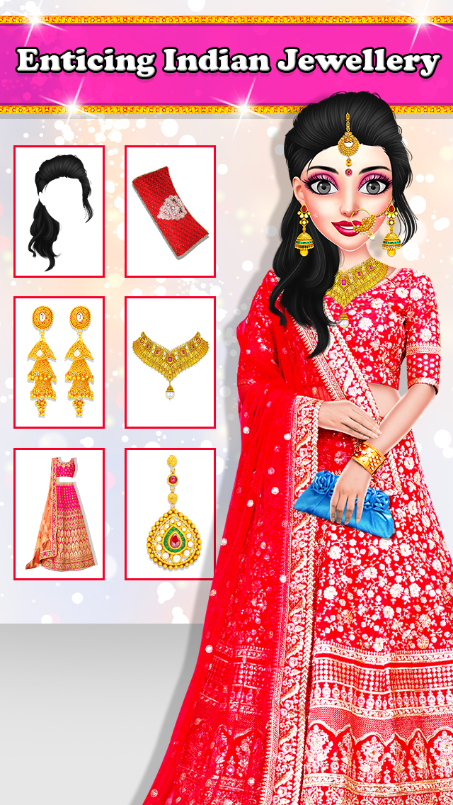 اسکرین شات بازی Indian Wedding Makeup Expert 1