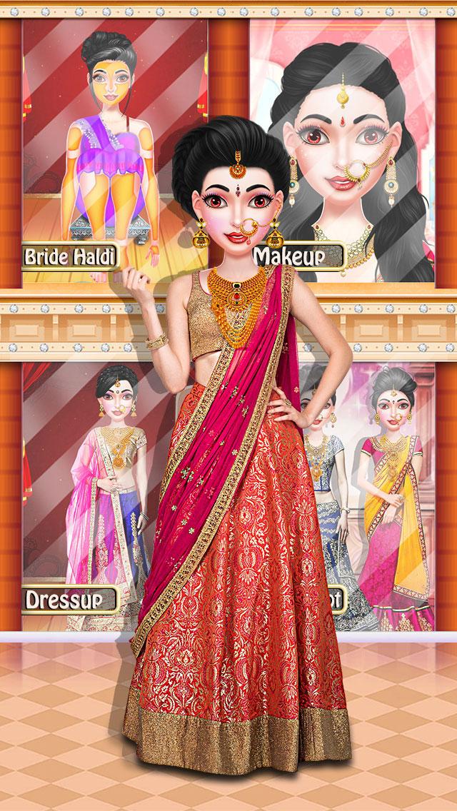 اسکرین شات 5 برنامه Indian Wedding Sajne Wala Game