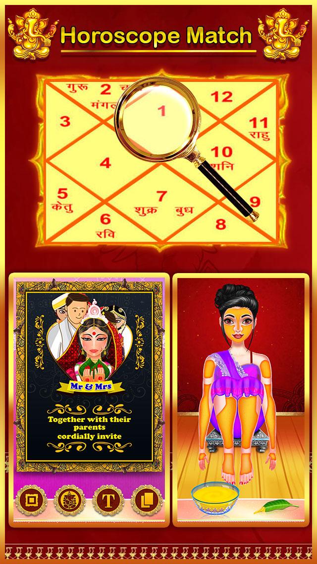 اسکرین شات 6 برنامه Indian Wedding Sajne Wala Game