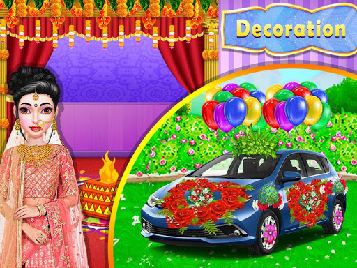 اسکرین شات 1 برنامه Stylist Fashion Indian Wedding Games for Girls