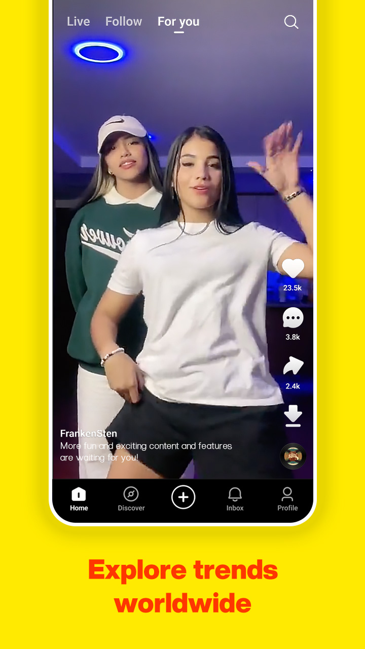 اسکرین شات 6 برنامه Kwai Lite - watch cool videos