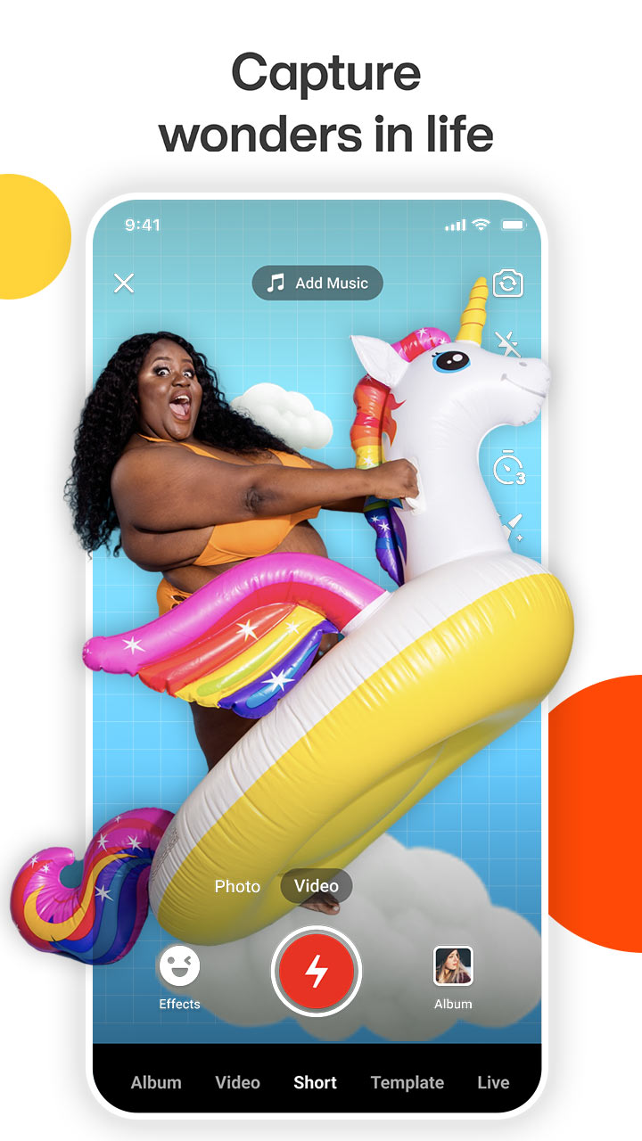 اسکرین شات 3 برنامه Kwai - Cool Video & Social Fun