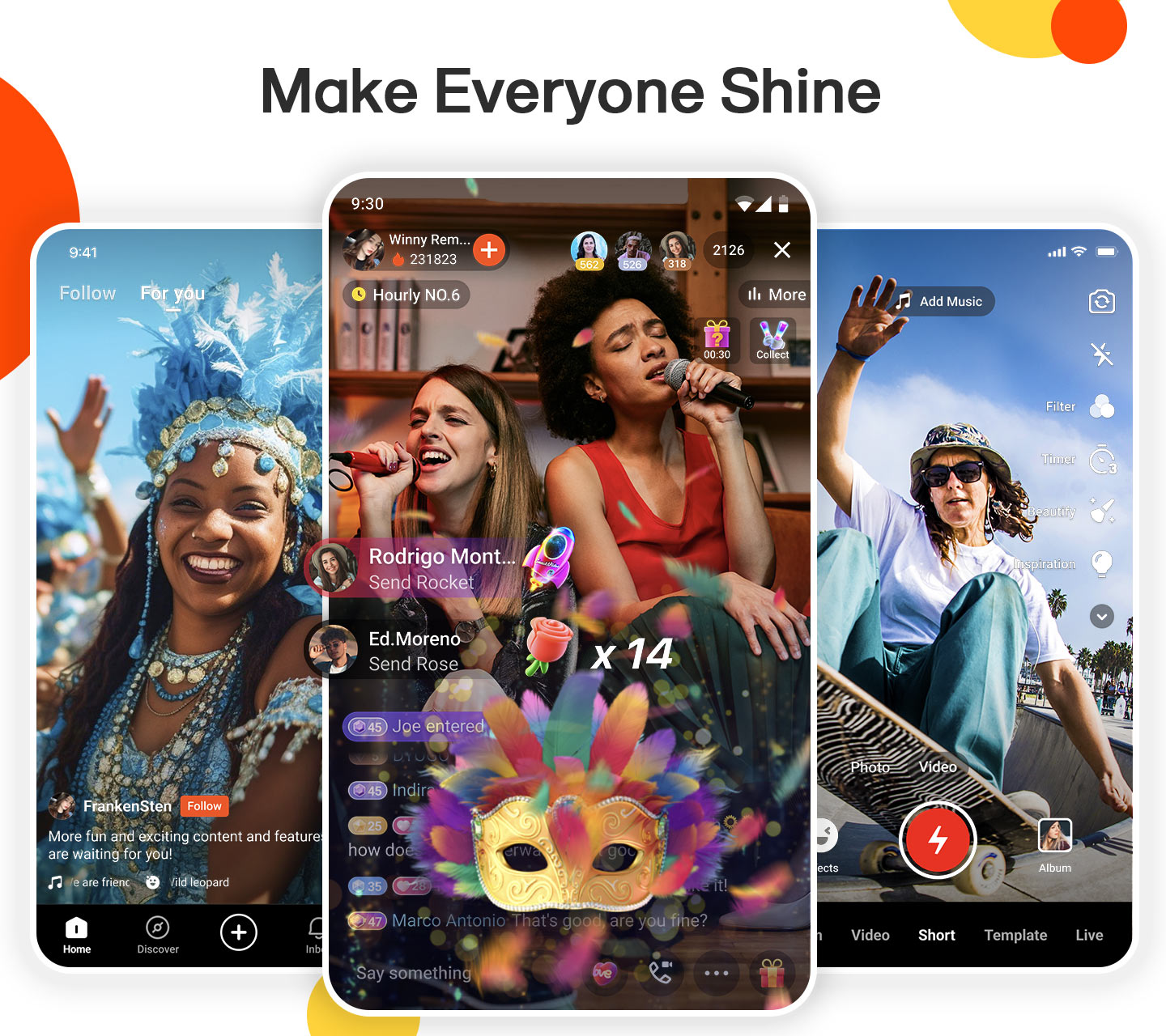 اسکرین شات 1 برنامه Kwai - Cool Video & Social Fun