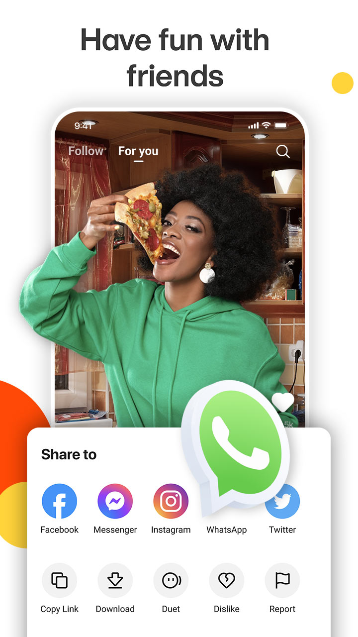 اسکرین شات 4 برنامه Kwai - Cool Video & Social Fun