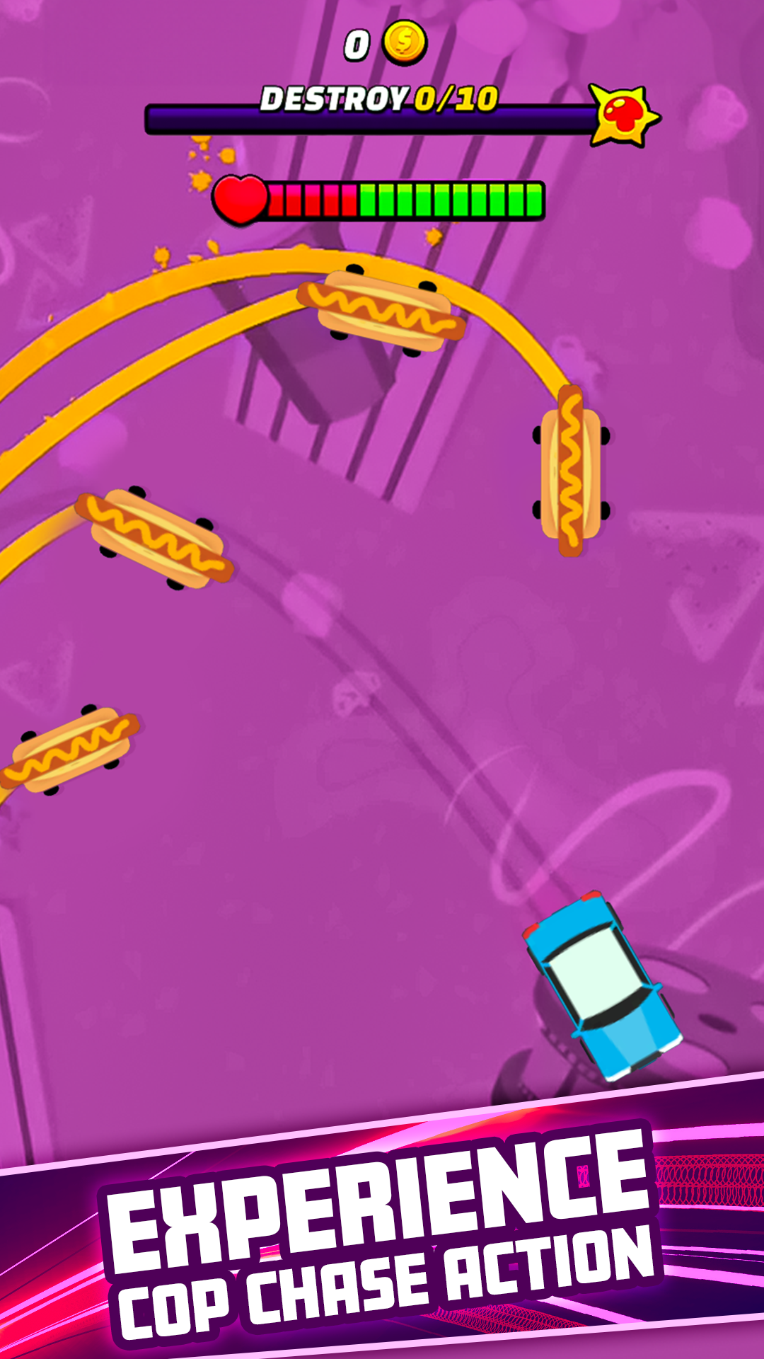 اسکرین شات 1 بازی Police Pursuit: Burnout Rush!