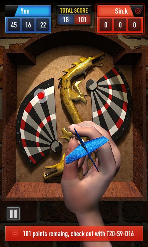 اسکرین شات 3 بازی Darts Master 3D