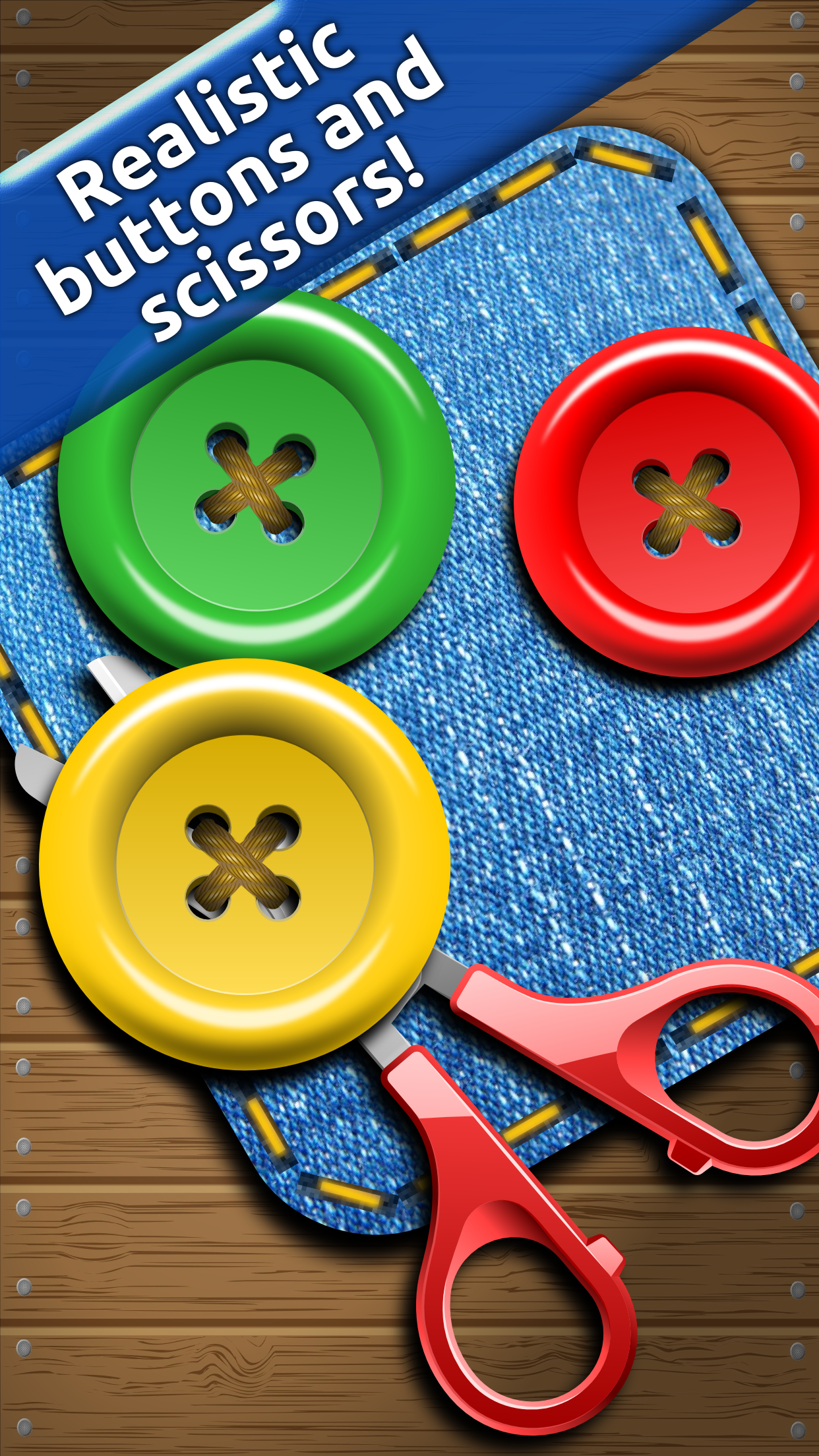 اسکرین شات 1 بازی Buttons and Scissors
