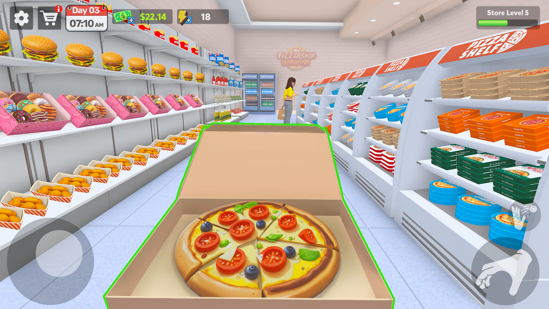 اسکرین شات 3 بازی Pizza Shop Simulator 3D