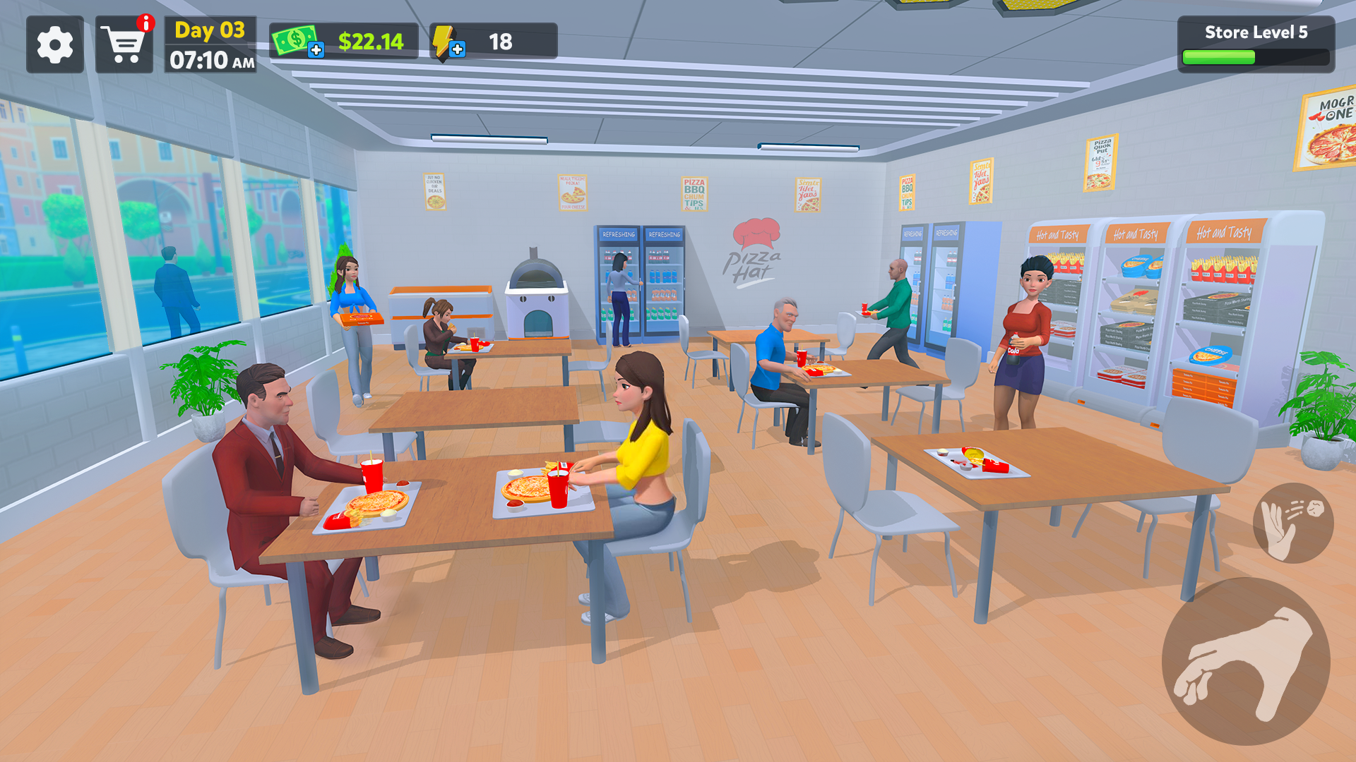 اسکرین شات 6 بازی Pizza Shop Simulator 3D