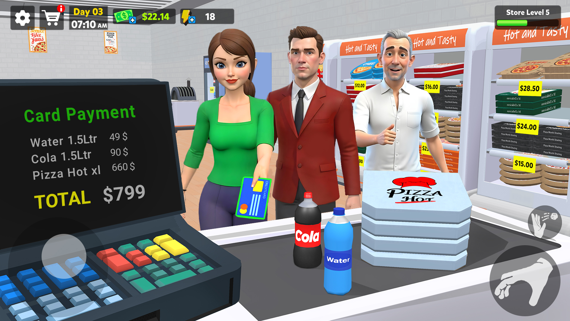 اسکرین شات 4 بازی Pizza Shop Simulator 3D