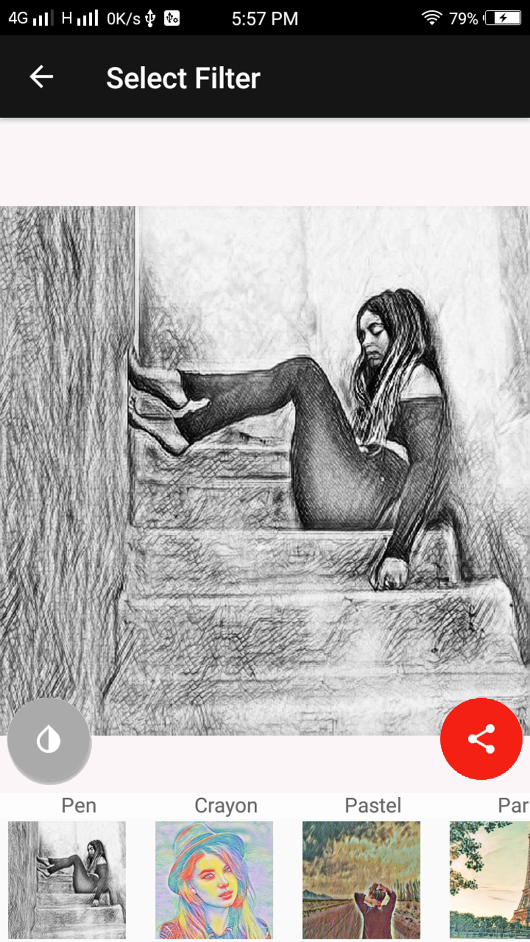 اسکرین شات 5 برنامه Sketch Photo Maker