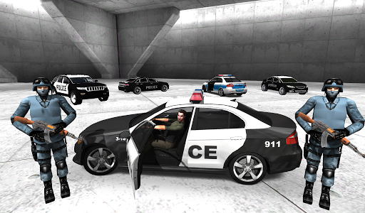 اسکرین شات 2 بازی Police Car Racer 3D