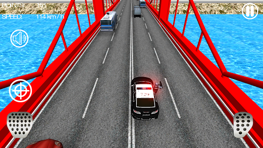 اسکرین شات 4 بازی Police Car Racer 3D