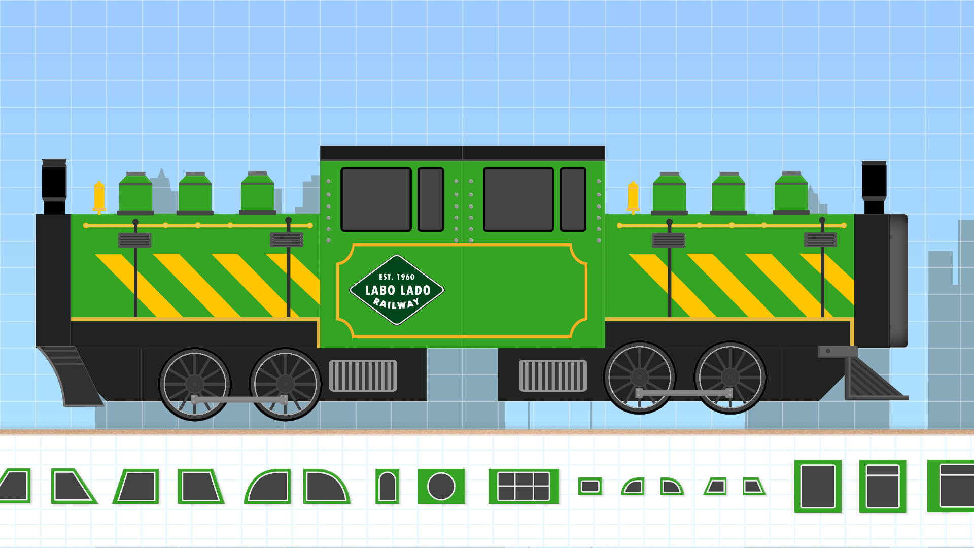 اسکرین شات 5 بازی Labo Brick Train Game For Kids