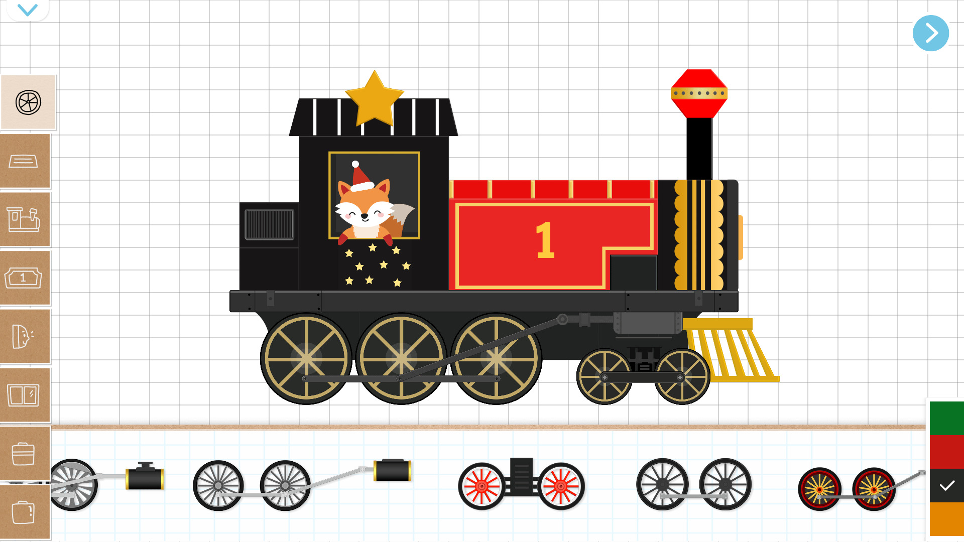 اسکرین شات 3 بازی Christmas Train Game For Kids