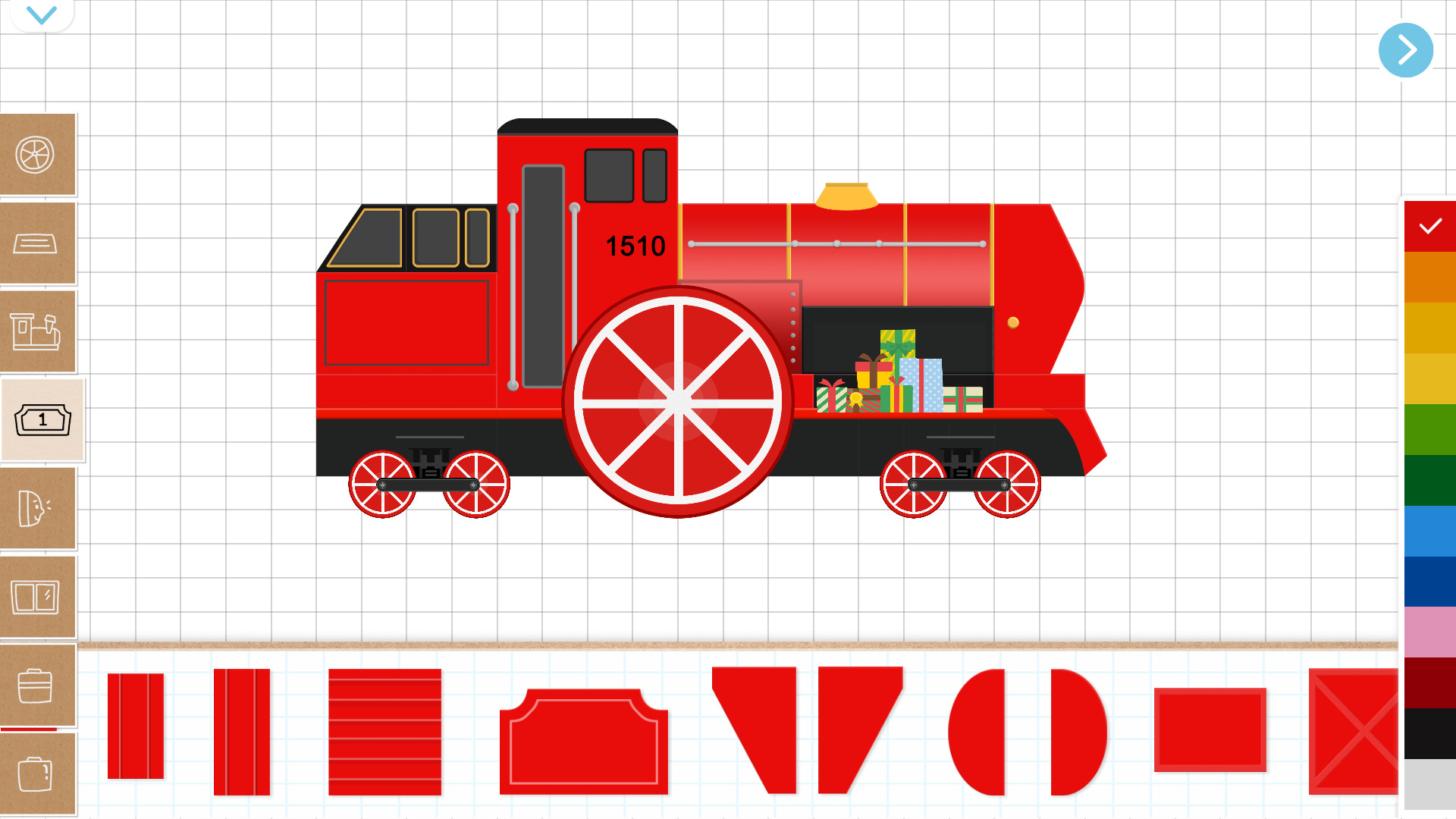 اسکرین شات 1 بازی Christmas Train Game For Kids