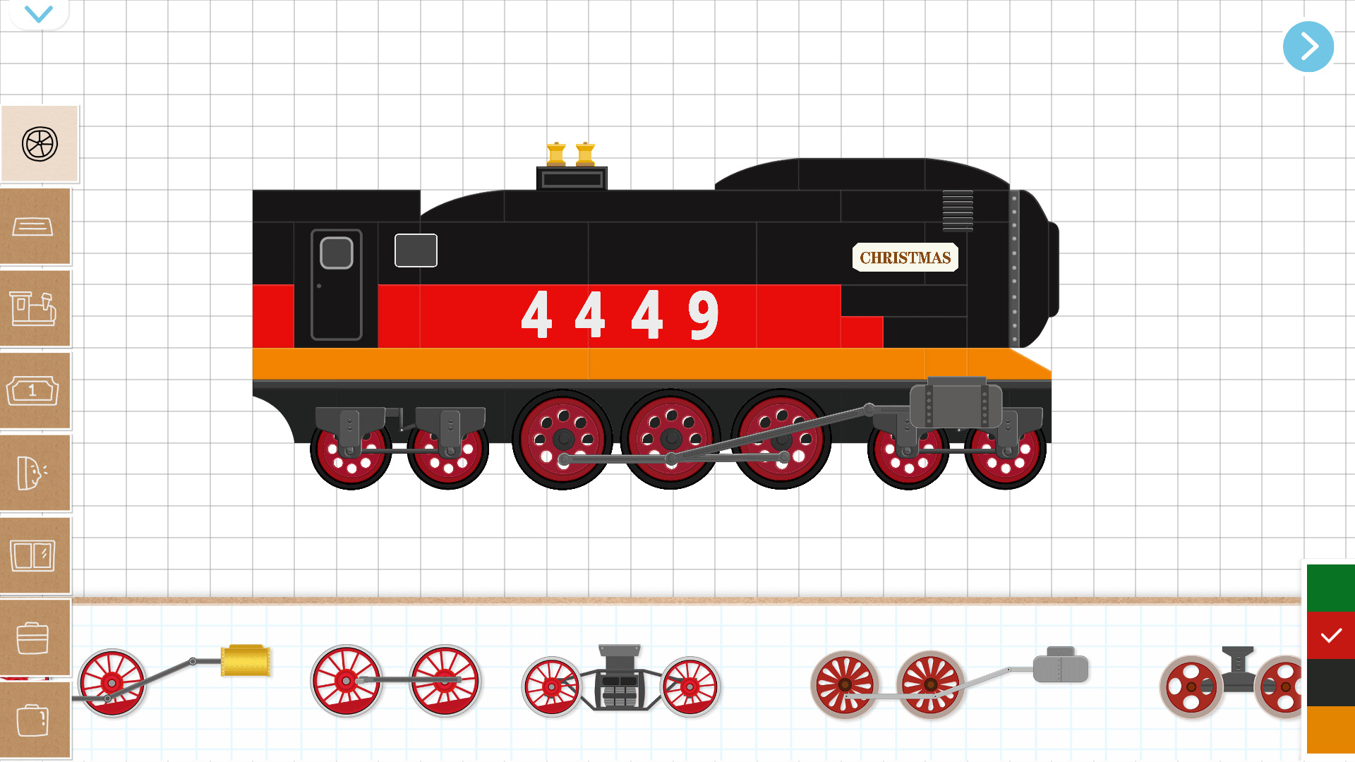 اسکرین شات 4 بازی Christmas Train Game For Kids