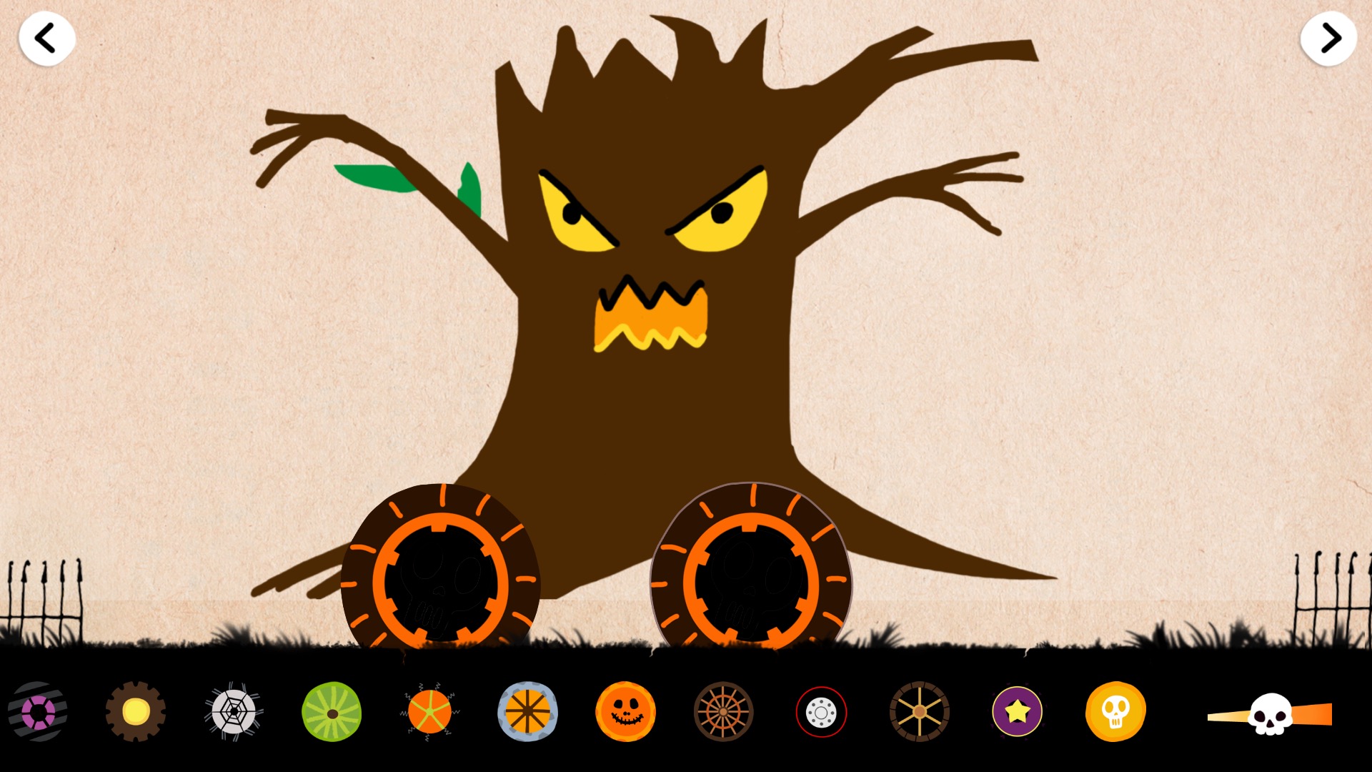 اسکرین شات 6 بازی Labo Halloween Car-Kids Game