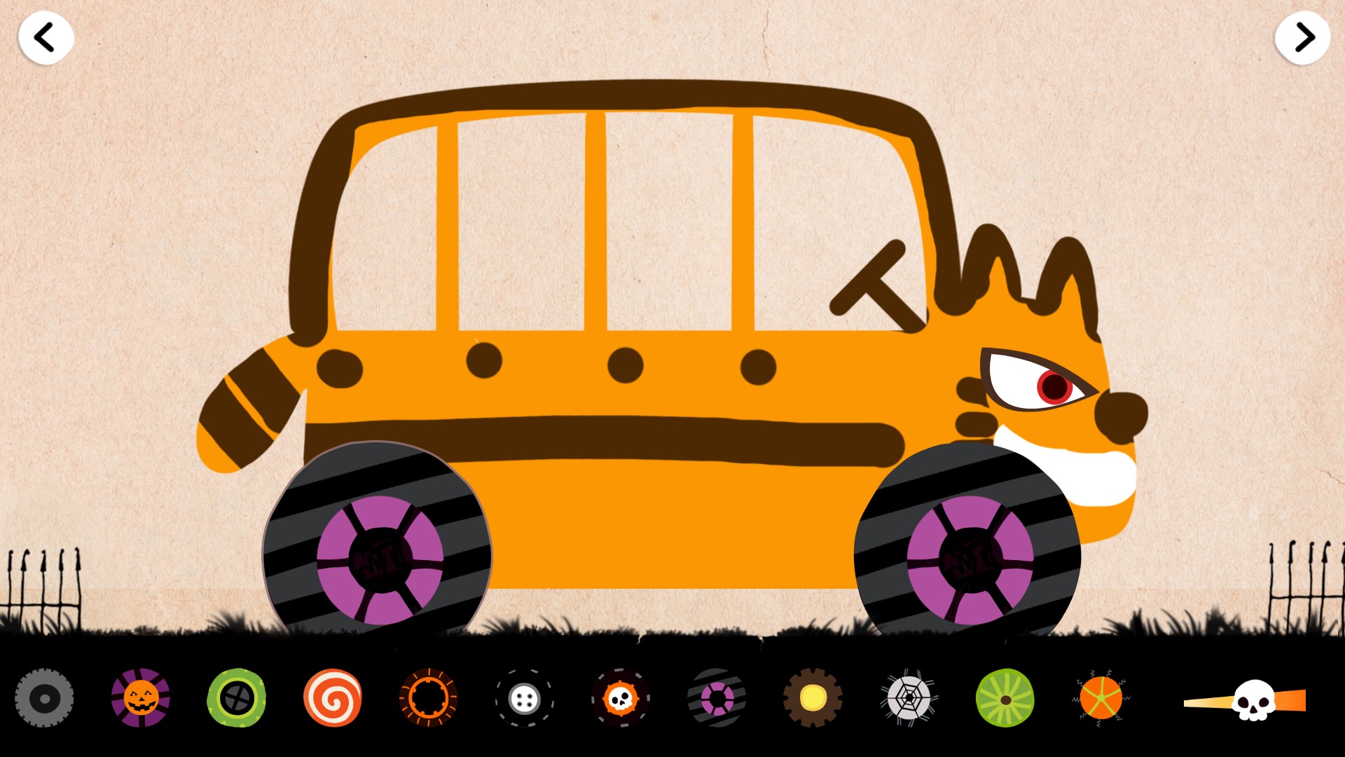 اسکرین شات 2 بازی Labo Halloween Car-Kids Game