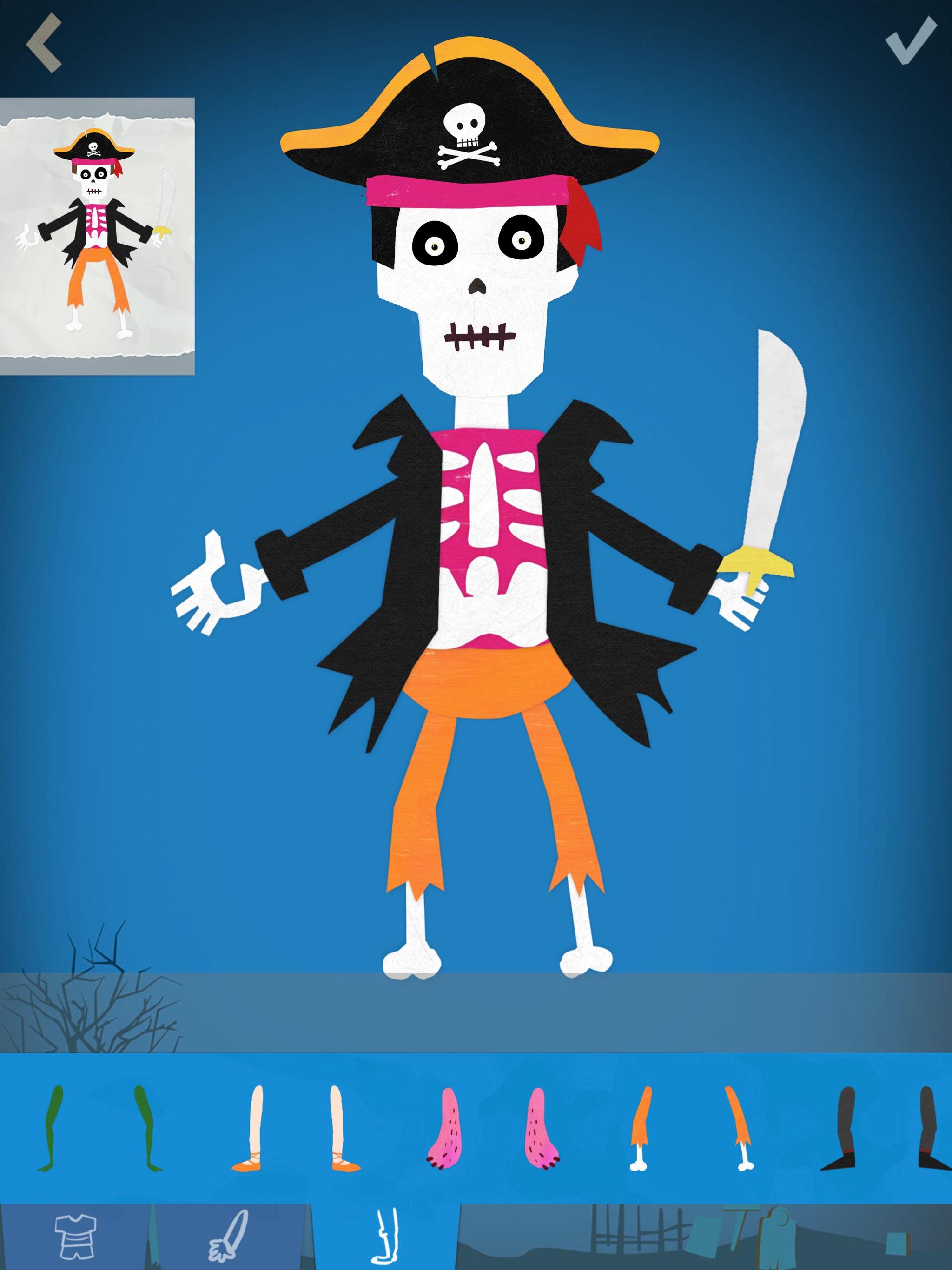 اسکرین شات 1 بازی Labo Halloween Paperman