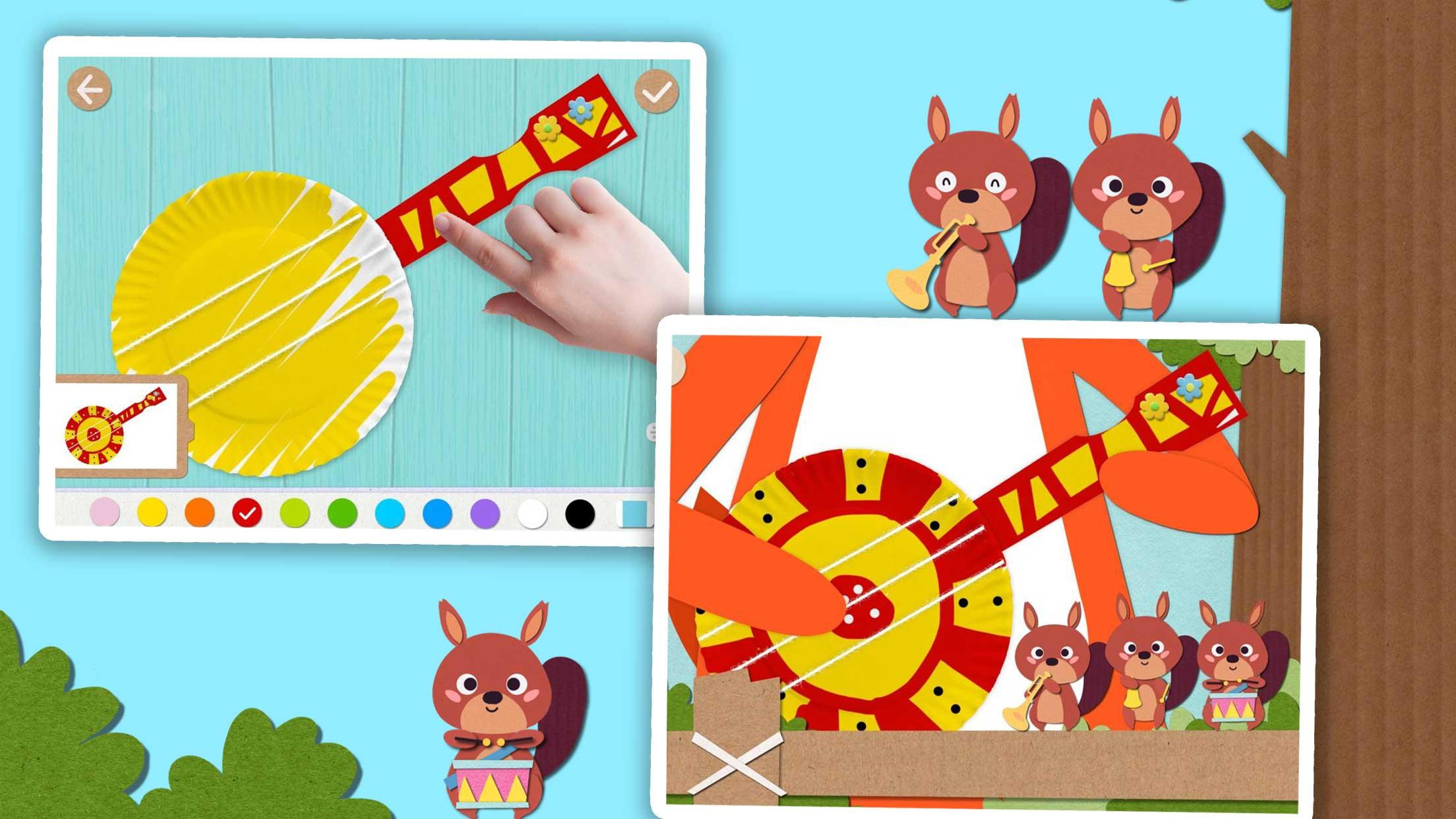 اسکرین شات 2 بازی Paper Plate Art & Craft Game f