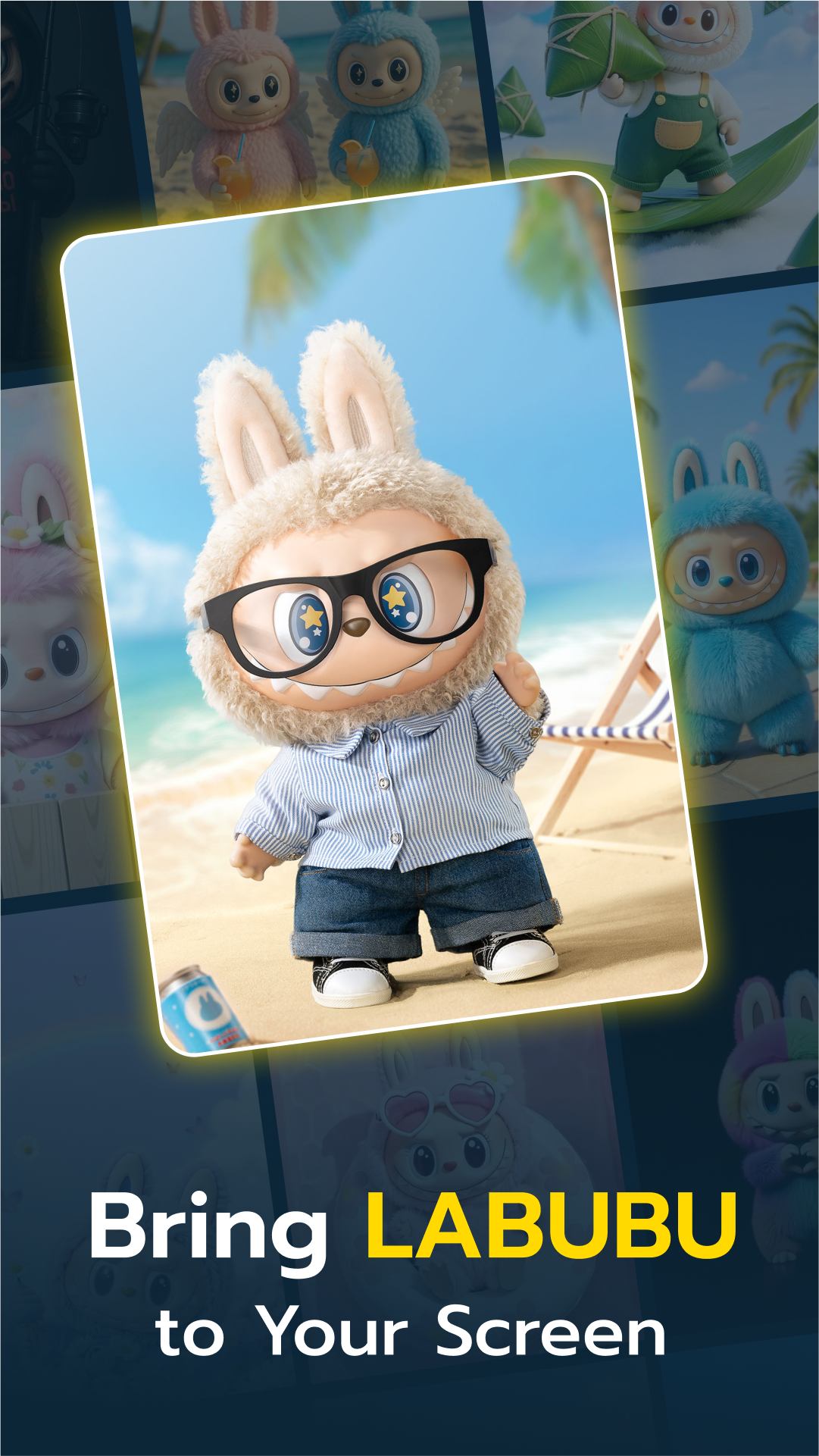 اسکرین شات 4 برنامه Labubu 4K Live Wallpapers HD