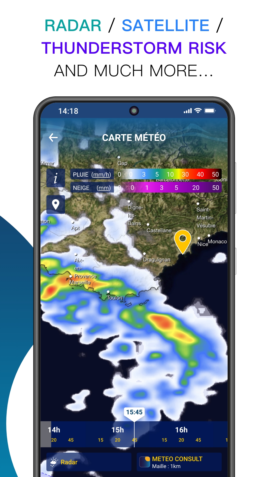 اسکرین شات 3 برنامه Météo Marine