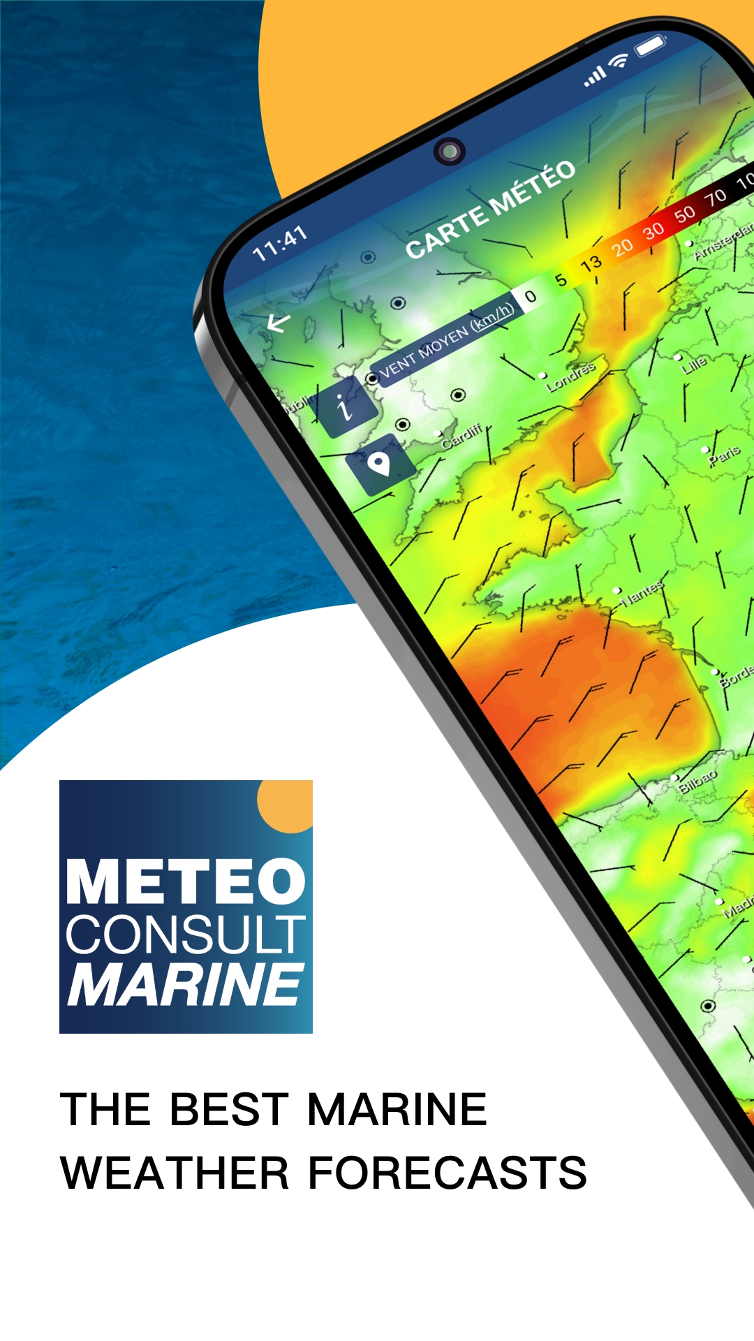 اسکرین شات 1 برنامه Météo Marine