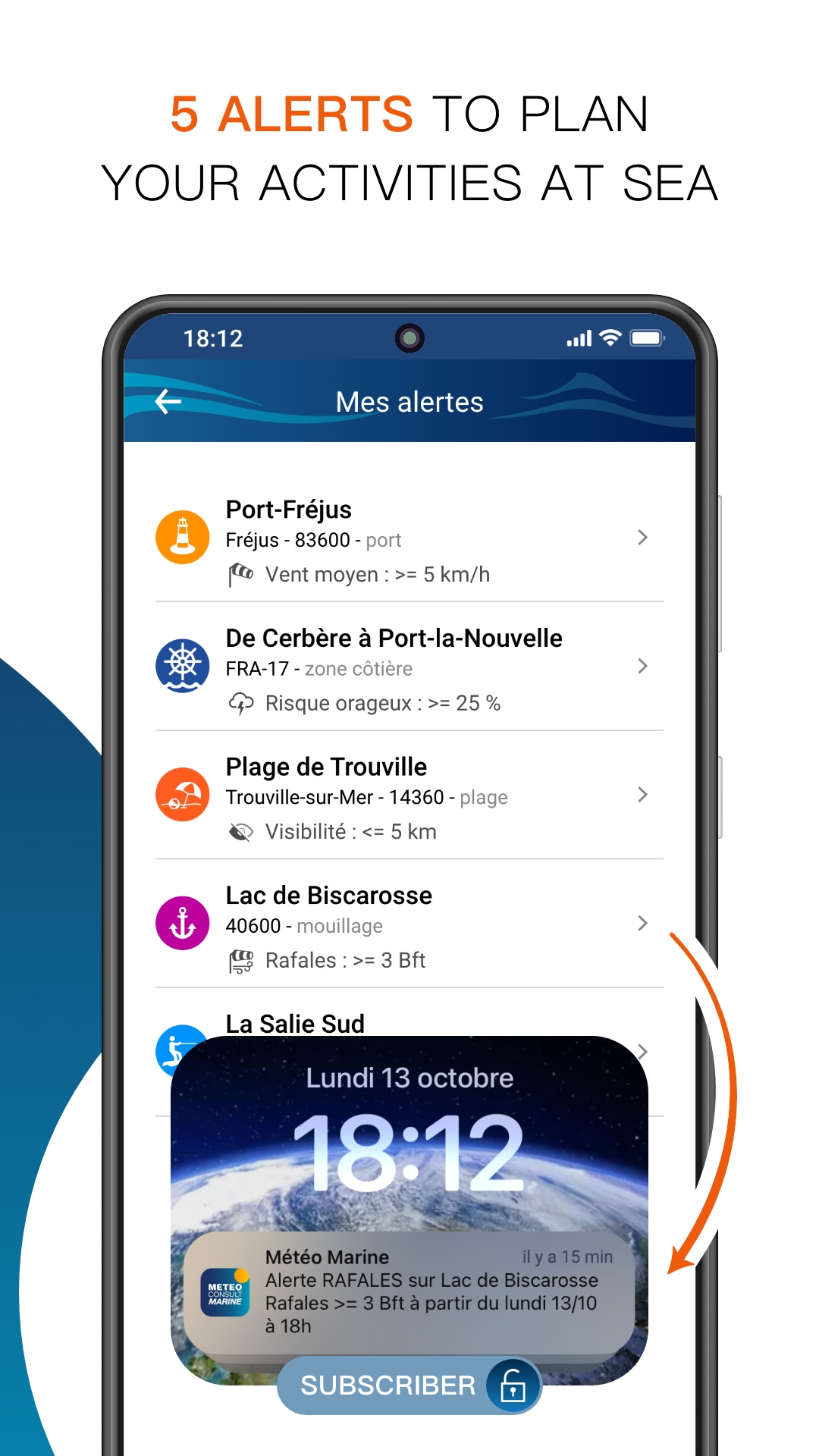 اسکرین شات 4 برنامه Météo Marine