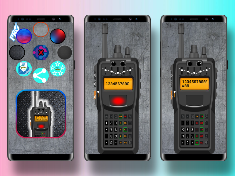 اسکرین شات 6 برنامه Police Walkie-Talkie Sounds