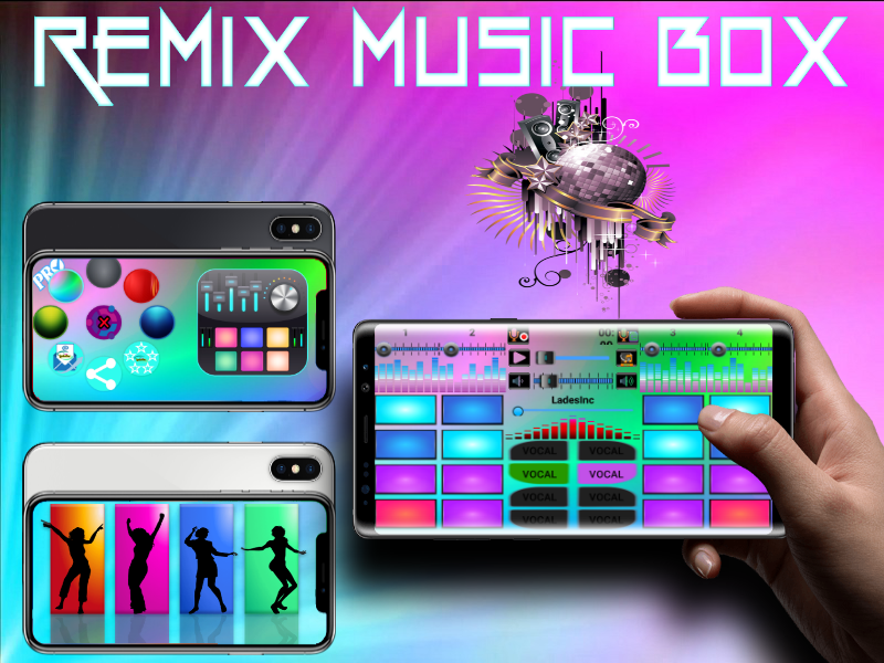 اسکرین شات 1 برنامه Remix Music Pad