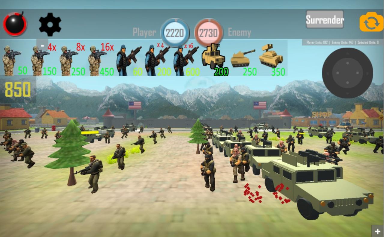 اسکرین شات 5 بازی World War 3: Militia Wars RTS