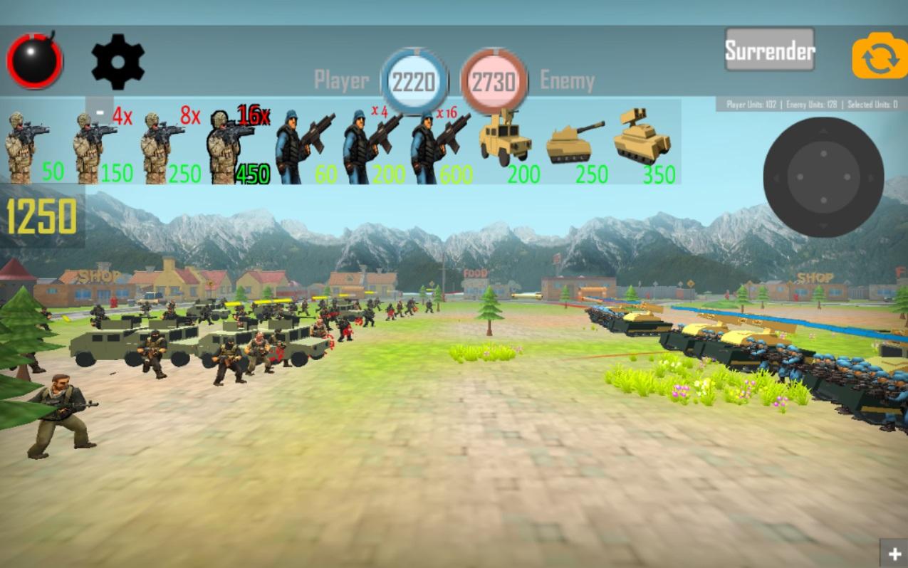 اسکرین شات 4 بازی World War 3: Militia Wars RTS