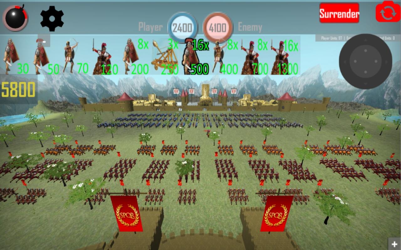 اسکرین شات 1 بازی Roman Empire: Caesar Wars